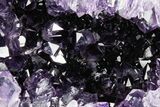 Sparkly Deep-Purple Amethyst Geode - Uruguay #345967-1